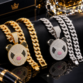 🐼💎Cool Hip-Hop Fully Iced-Out Panda Pendant Necklace