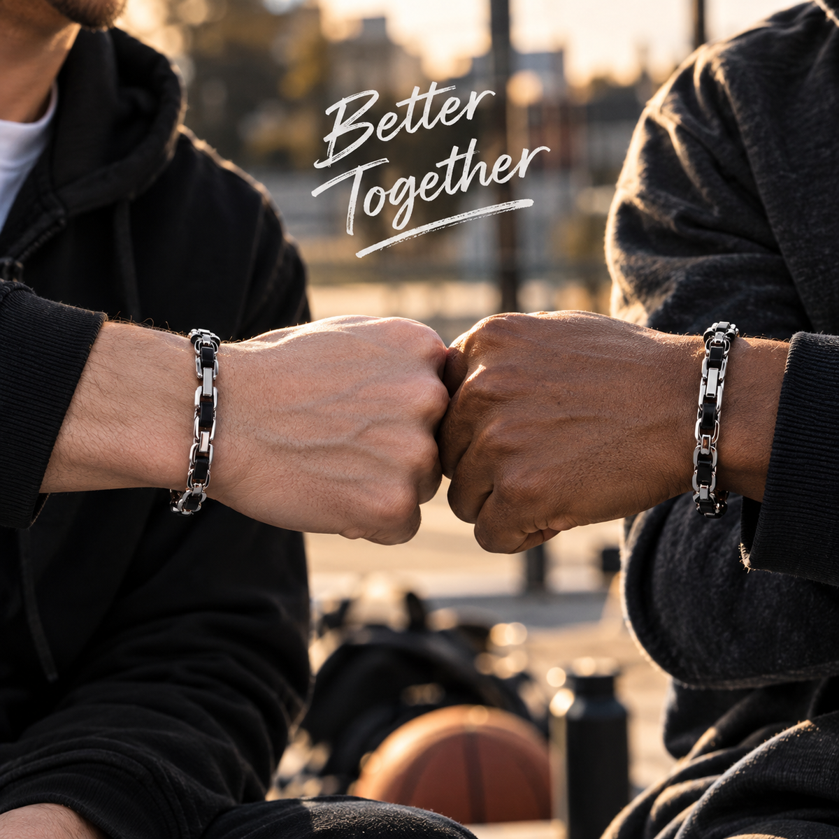 Premium Cuban-Style Titanium Steel & Leather Bracelet — Sophisticated Style for Men📿🍀