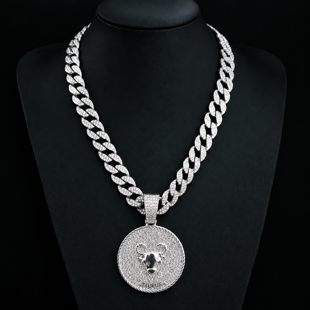 Zodiac Sign Cuban Chain Necklace – Exquisite, Stylish Gold-Plated Pendant📿🍀