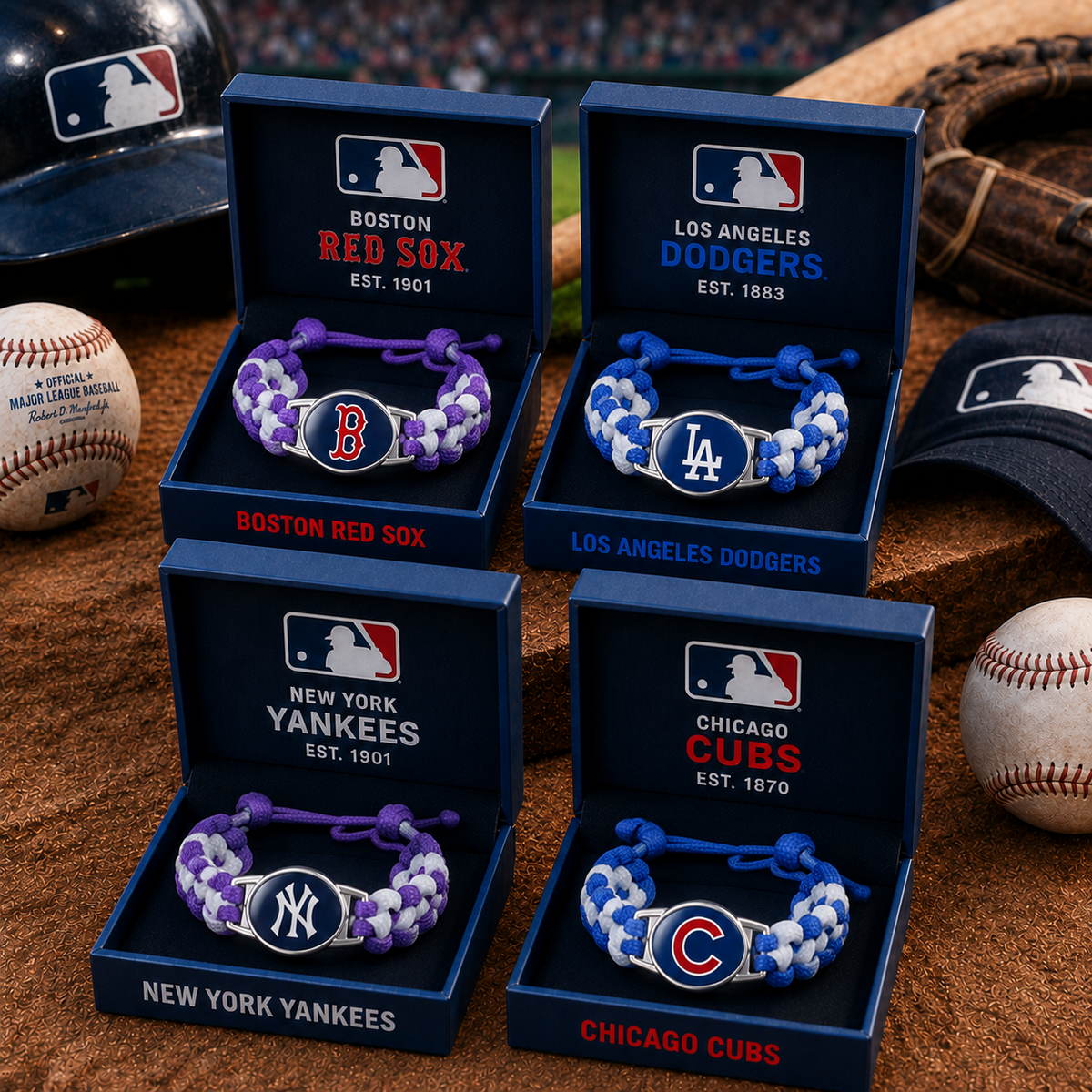 ⚾️ Handmade good-luck energy bracelets for the team 📿 Fan merchandise 🍀