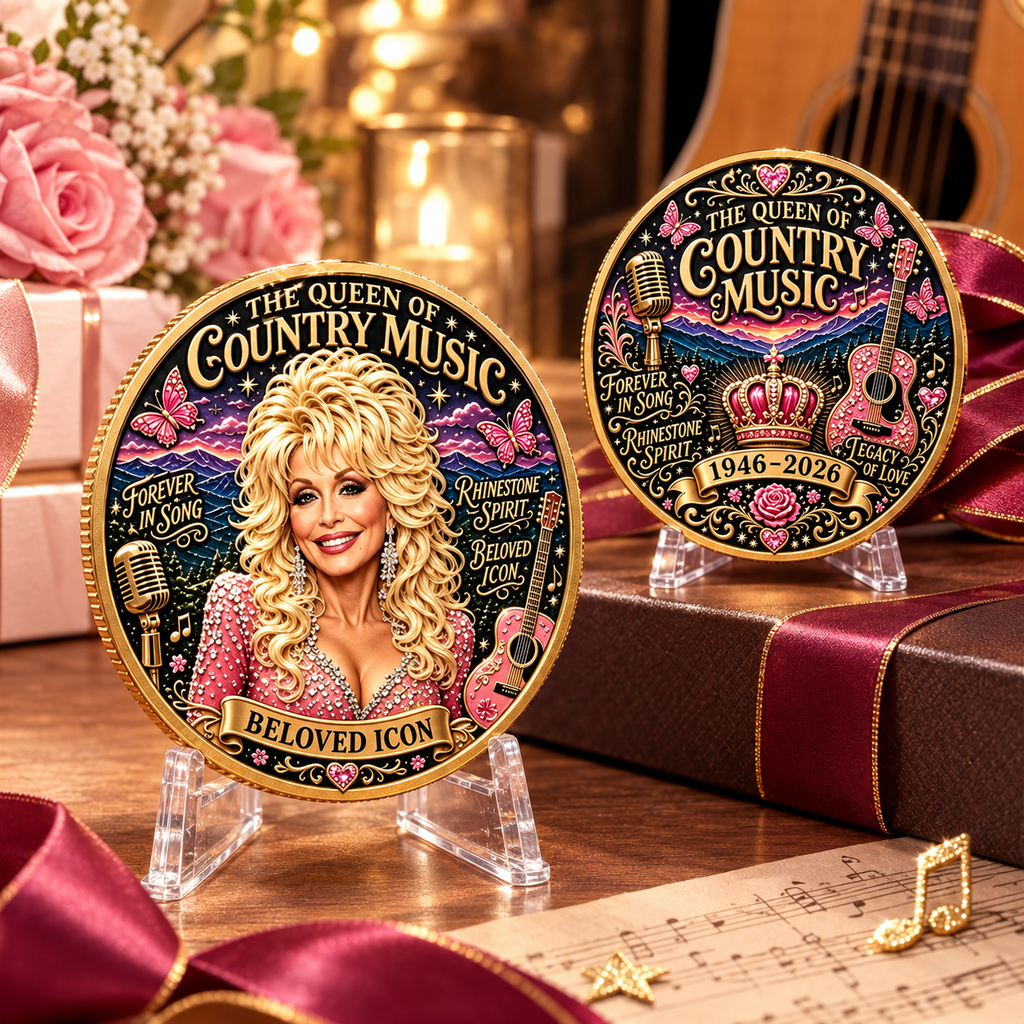 🎵 Dolly Parton Commemorative Coin  — Queen of Country Music Commemorative Collector Coin