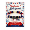 🦅USA commemorative bracelet (set with red, white, and blue gemstones)📿🍀
