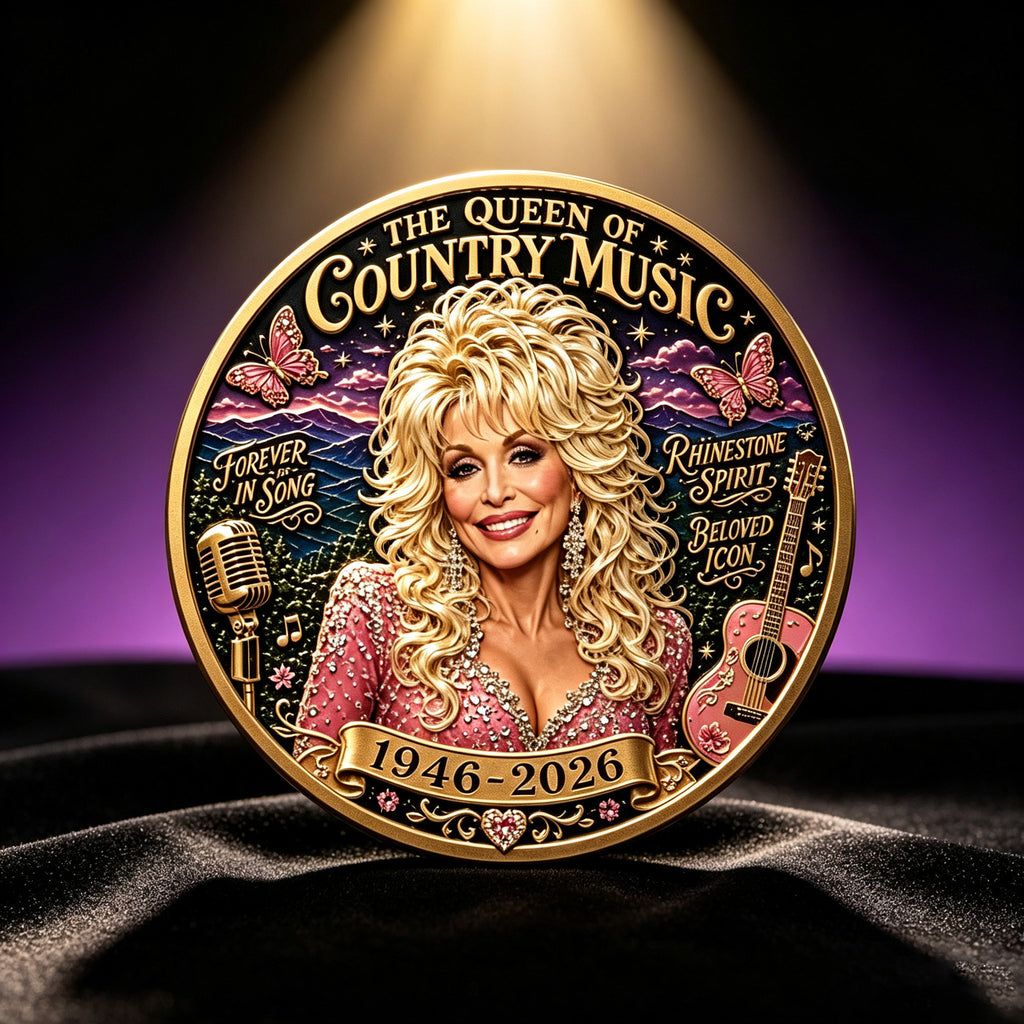 🎵 Dolly Parton Commemorative Coin  — Queen of Country Music Commemorative Collector Coin