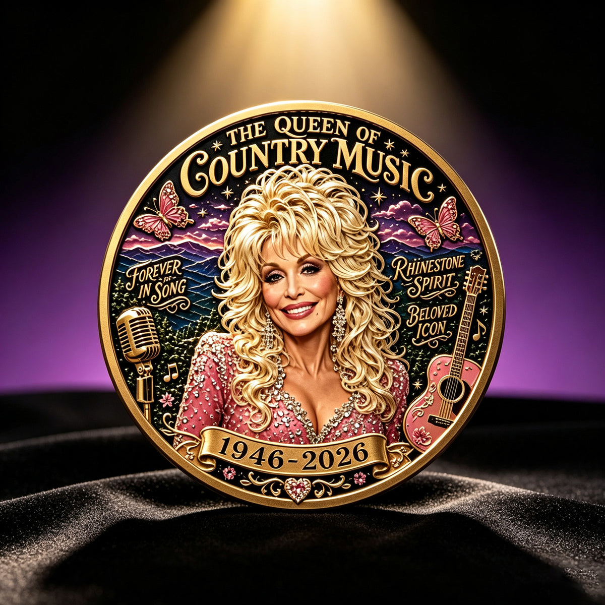 🎵 Dolly Parton Commemorative Coin  — Queen of Country Music Commemorative Collector Coin