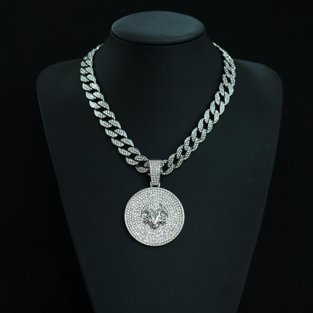Zodiac Sign Cuban Chain Necklace – Exquisite, Stylish Gold-Plated Pendant📿🍀