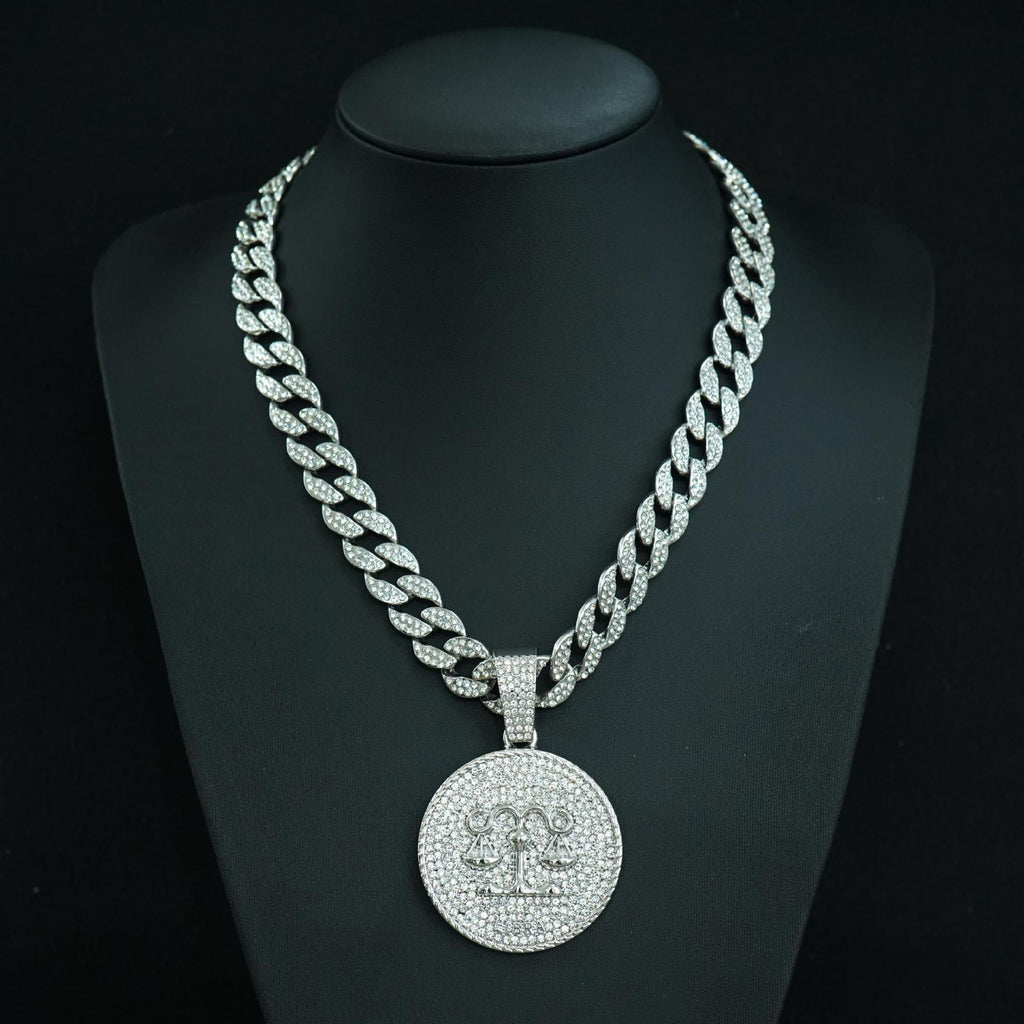 Zodiac Sign Cuban Chain Necklace – Exquisite, Stylish Gold-Plated Pendant📿🍀