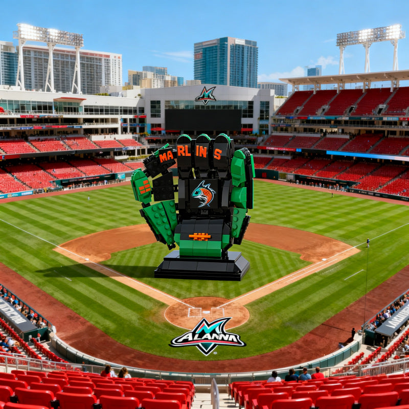 MLB Building Block Glove Series—creative building sets that make the perfect gift for fans.