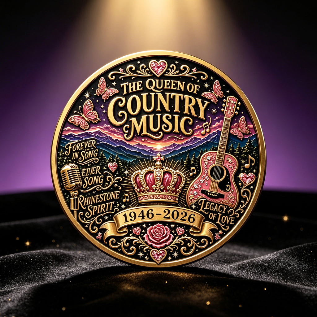 🎵 Dolly Parton Commemorative Coin  — Queen of Country Music Commemorative Collector Coin
