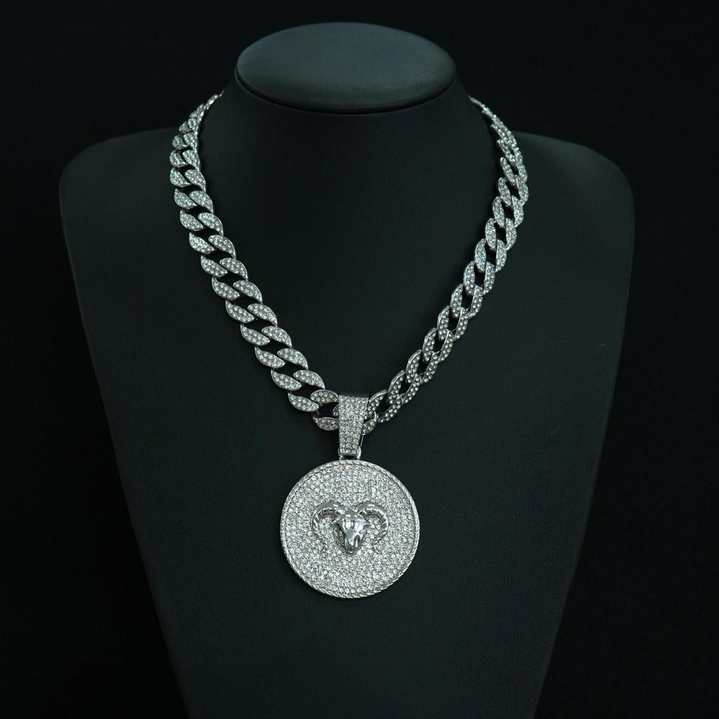 Zodiac Sign Cuban Chain Necklace – Exquisite, Stylish Gold-Plated Pendant📿🍀