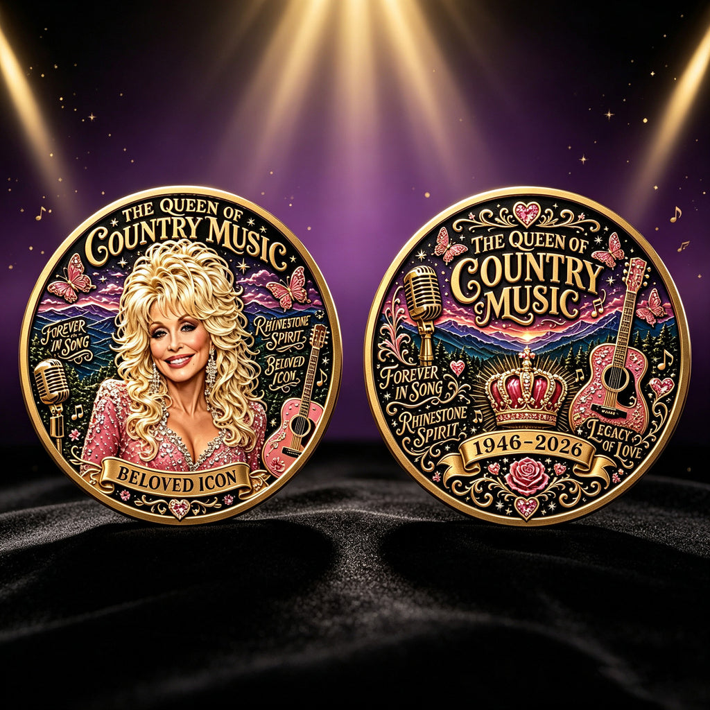 🎵 Dolly Parton Commemorative Coin  — Queen of Country Music Commemorative Collector Coin