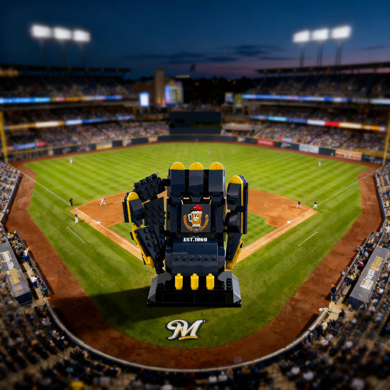 MLB Building Block Glove Series—creative building sets that make the perfect gift for fans.